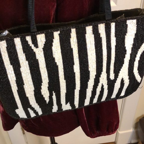 BARSE Fully Beaded Satin Day To Evening Clutch Shoulder Bag COLLECTOR’S PIECE - Picture 11 of 16